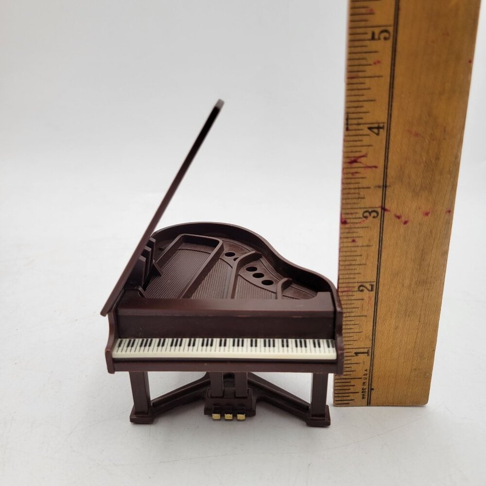 Fisher Price Dollhouse #274 Furniture Lot Vintage 1977 Piano Fireplace Kitchen - Picture 15 of 16